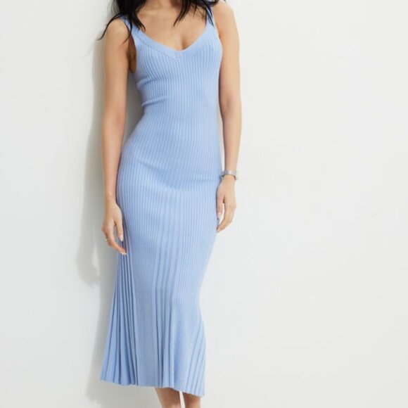 Dynamite - V Neck Ribbed Maxi Dress - NWT - Picture 1 of 6